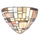 Væglampe Tiffany glas 18cm høj
