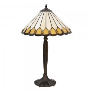 Bordlampe 62cm Tiffany flerfarvet