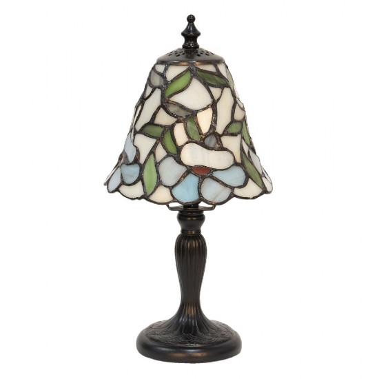Bordlampe 31cm Tiffany flerfarvet
