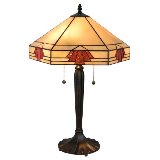 Bordlampe Tiffany 59cm høj Bordlampe Tiffany 59cm høj
