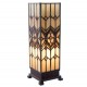 Bordlampe Tiffany glas 12x12cm Bordlampe Tiffany glas 12x12cm