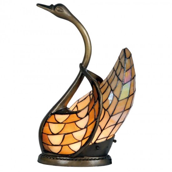 Tiffany bordlampe Svane
