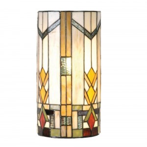 Væglampe Tiffany glas - 36cm høj Væglampe Tiffany glas - 36cm høj