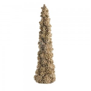 Dekorationstræ kogler guld 47,8cm Serafina