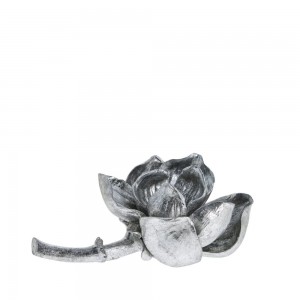 Blomst antik sølv 17x11,8x7,2 cm Serafina