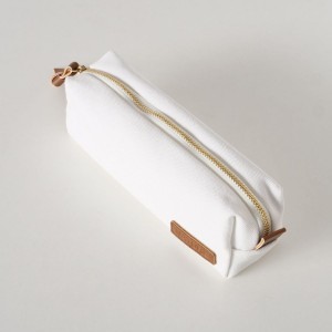 Kosmetikpung Hvid Brun 20cm NATURE