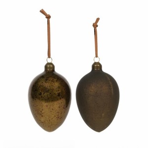 Påskehæng Glas Æg Antique