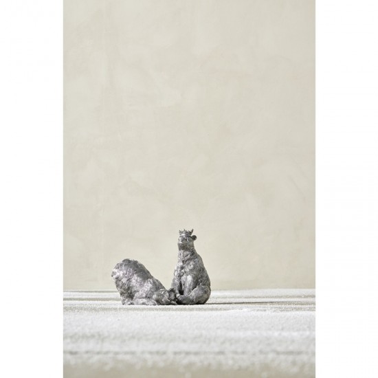 Isbjørn sølv med krone 19cm Lene Bjerre