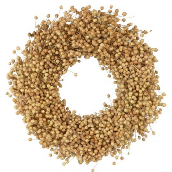 Krans Hør Natur 30cm