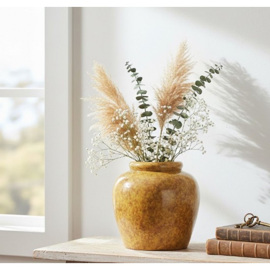 Oliven Krukke - rigtig lækker stor krukke på 25cm