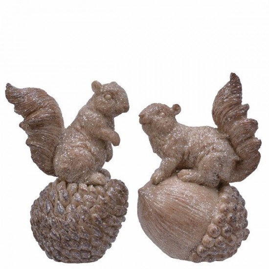 Sæt med to Egern 13 cm