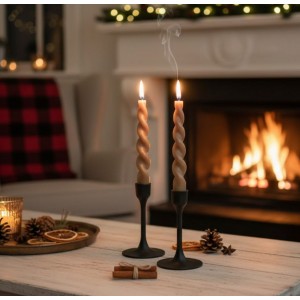 2 stk Twisted Lys Karamel i æske