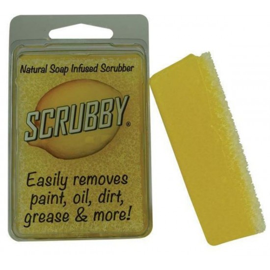 Scrubby Soap Gul Lemon - rengøring til møbler og pensler