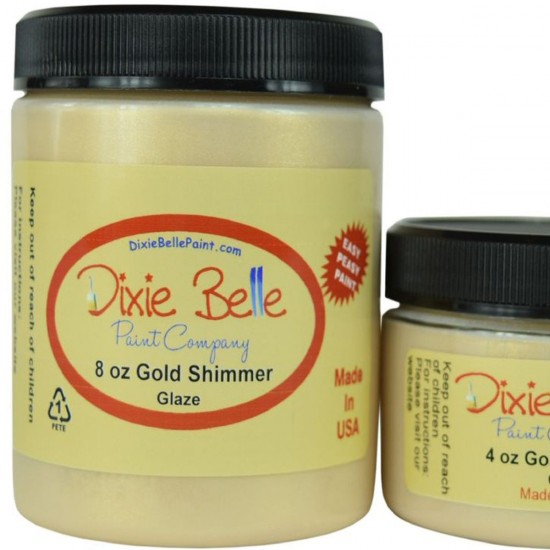 Glaze 8oz = 236 ml - Gold Shimmer Glaze 8oz = 236 ml - Gold Shimmer