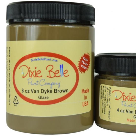 Glaze 8oz = 236 ml - Van Dyke Brown