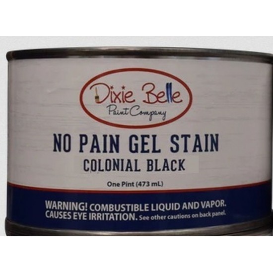 No Pain Gel Stain Colonial Black 16oz = 473 ml  - Oliebaseret bejdse