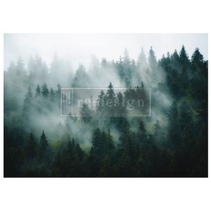 Decoupage Papir - Pine Grove Hues 59x84 cm Decoupage Papir - Pine Grove Hues 59x84 cm