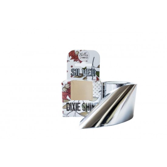 Dixie Shine - Sølv folie B5cm x 30 meter