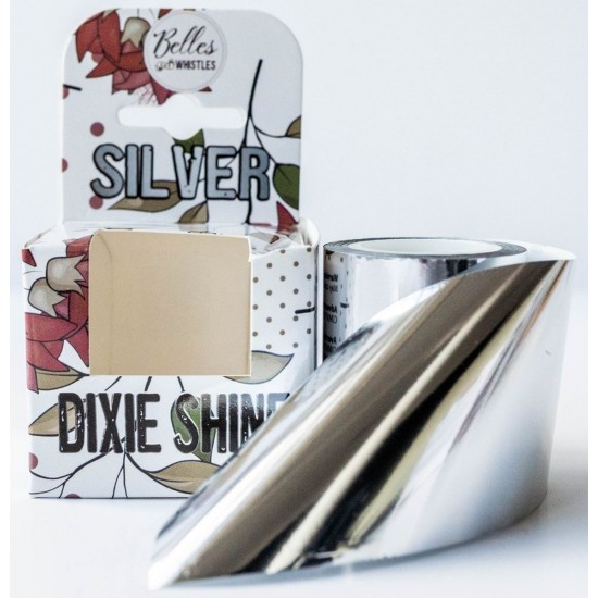 Dixie Shine - Sølv folie B5cm x 30 meter