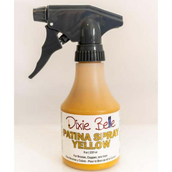 Patina Paint Spray Yellow 236 ml - bruges sammen med patina paint