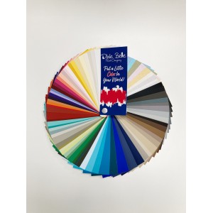Farvekort med kort på Alle farver i Kalkmaling fra Dixie Belle