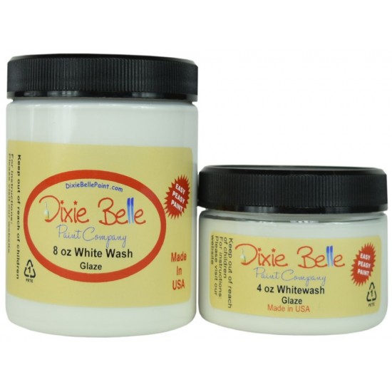 Glaze 8oz = 236 ml - Whitewash Glaze 8oz = 236 ml - Whitewash