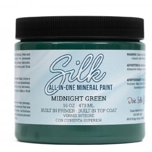 Grøn - Midnight Green 473 ml Silk All-in-one Mineral maling Grøn - Midnight Green 473 ml Silk All-in-one Mineral maling