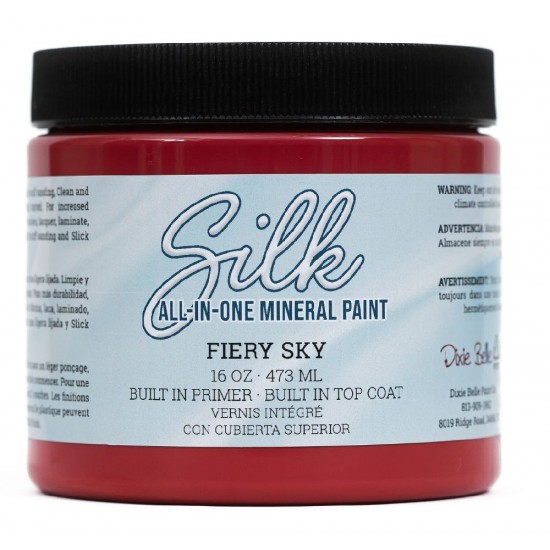 Rød - Fiery sky 473 ml Silk All-in-one Mineral maling