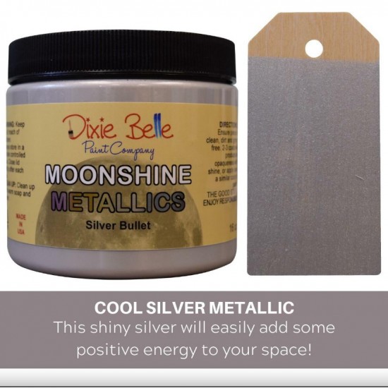 Silver bullet Moonshine Metallics Maling 473 ml - Dixie Bell