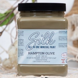 Grøn - Hampton Olive 946ml Silk All-in-one Mineral maling Grøn - Hampton Olive 946ml Silk All-in-one Mineral maling