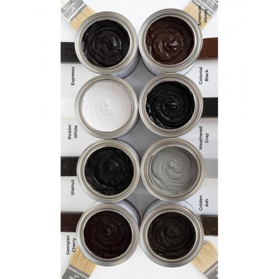 No Pain Gel Stain Walnut 16oz = 473 ml - Oliebaseret bejdse No Pain Gel Stain Walnut 16oz = 473 ml - Oliebaseret bejdse