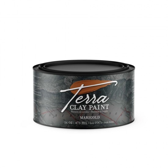 Orange Lermaling Marigold - Terra Clay Paint Dixie Belle 473 ml Orange Lermaling Marigold - Terra Clay Paint Dixie Belle 473 ml