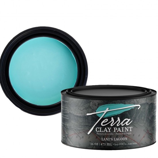 Turkis Lermaling Lanis Lagoon - Terra Clay Paint Dixie Belle 473 ml