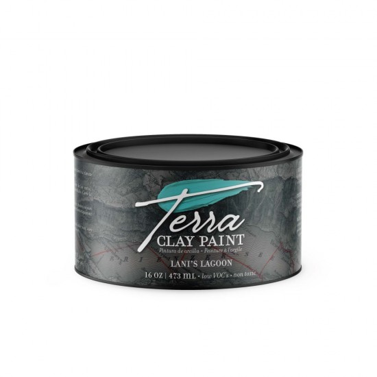 Turkis Lermaling Lanis Lagoon - Terra Clay Paint Dixie Belle 473 ml