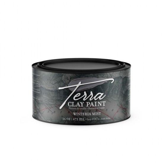 Lilla Lermaling Wisteria Mist - Terra Clay Paint Dixie Belle 473 ml