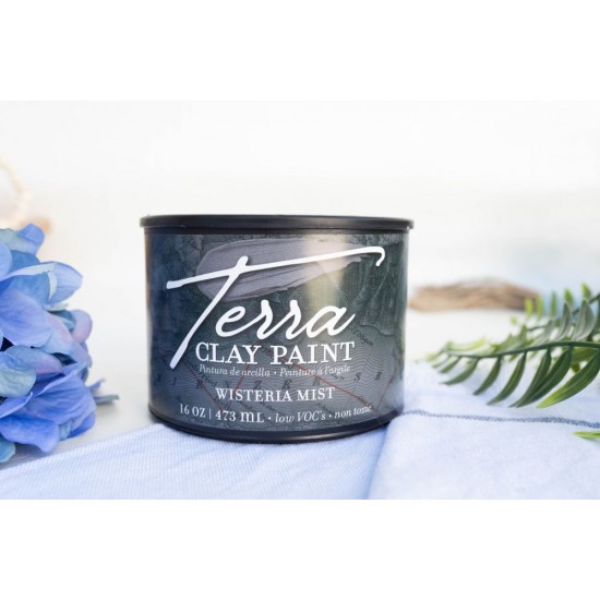 Lilla Lermaling Wisteria Mist - Terra Clay Paint Dixie Belle 473 ml