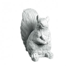 Egern i marmor H25cm