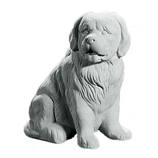 Marmor Havefigur Hund