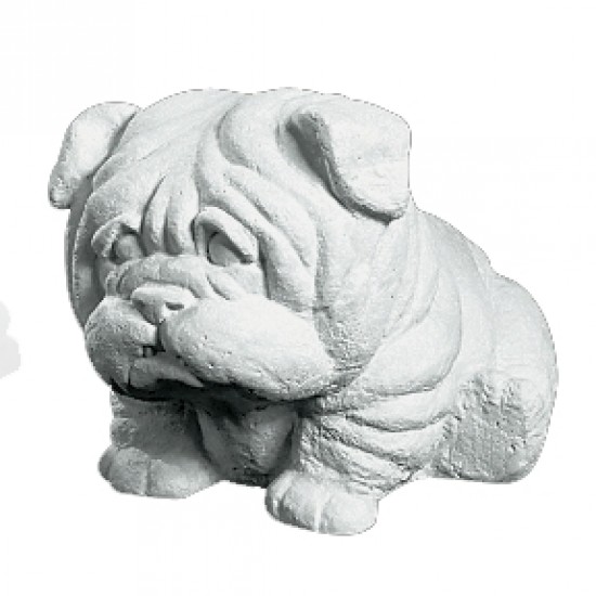 Marmor Havefigur Hund