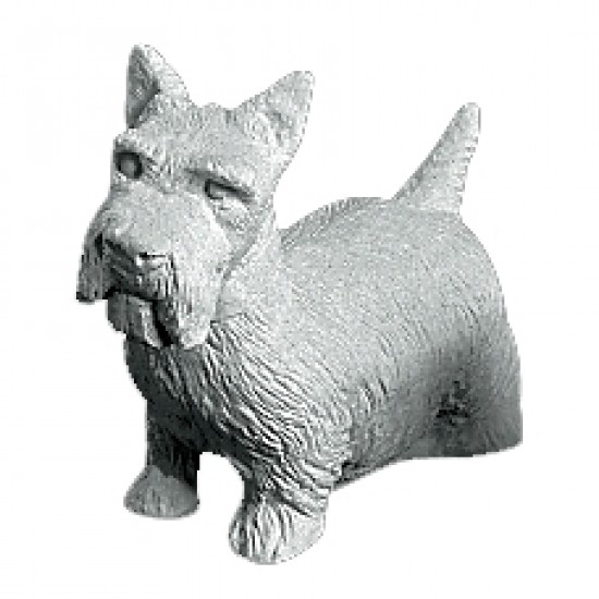 Marmor havefigur Terrier Hund