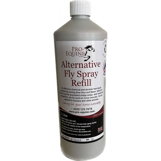 Alternativ Flue og Mitte spray 1000 ml uden forstøver til hest