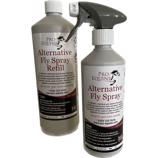 Alternativ Flue og Mitte spray 500 ml med forstøver til hest
