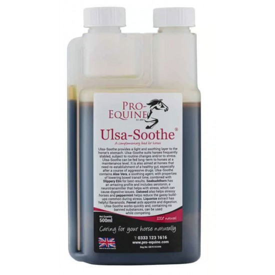 Ulsa-Soothe 500 ml - Tilskud mod mavesyre og mavesår til hest