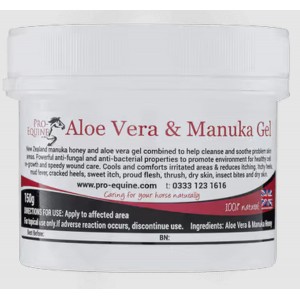 Aloe Vera & Manuka Gel - 150 gram - Førstehjælp til sår til Hest Aloe Vera & Manuka Gel - 150 gram - Førstehjælp til sår til Hest