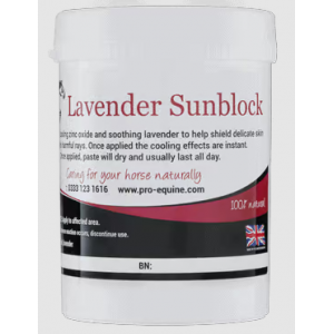 Lavender Sunblock til din hest