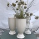 Pokal krukke eller vase Creme H29cm Ø15cm