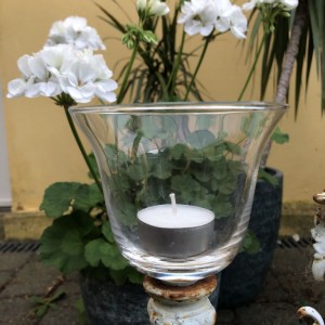 Fyrfadsadaptor til lysestager klart glas Fyrfadsadaptor til lysestager klart glas