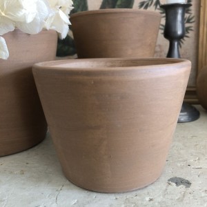 Blomsterpotte Terracotta Brun Ø10cm H8cm Blomsterpotte Terracotta Brun Ø10cm H8cm