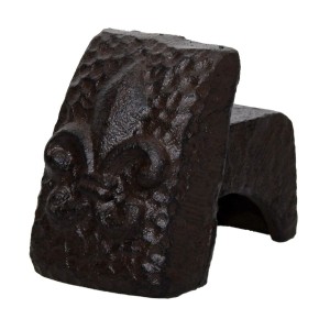 Pottefod Støbejern med fleur de lis H5.6cm Pottefod Støbejern med fleur de lis H5.6cm