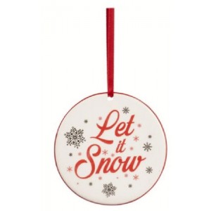 Ornament Let it Snow - A Christmas Carol Ornament Let it Snow - A Christmas Carol